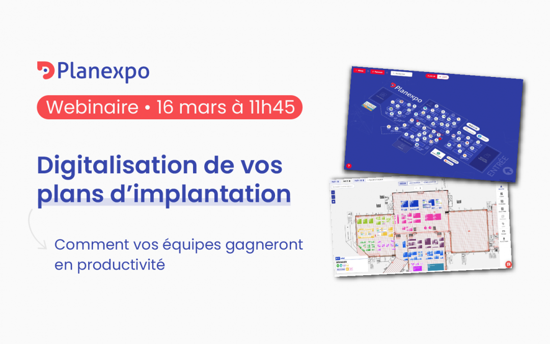 Plans interactifs pour vos salons